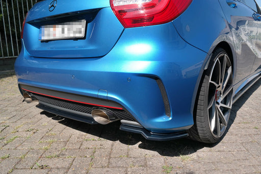 Maxton Design Rear Splitter (WITHOUT VERTICAL BARS) MERCEDES-BENZ W176 AMG-LINE PREFACE