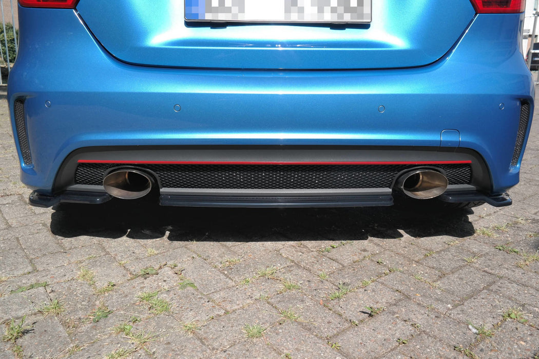 Maxton Design Rear Splitter (WITHOUT VERTICAL BARS) MERCEDES-BENZ W176 AMG-LINE PREFACE