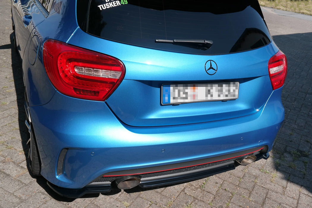 Maxton Design Rear Splitter (WITHOUT VERTICAL BARS) MERCEDES-BENZ W176 AMG-LINE PREFACE