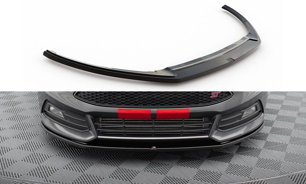 Maxton Design Front Splitter V.2 Ford Focus ST Mk3 FL