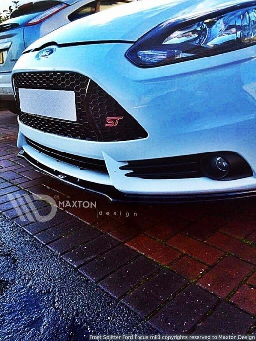 Maxton Design Front Splitter V.1 Ford Focus ST Mk3