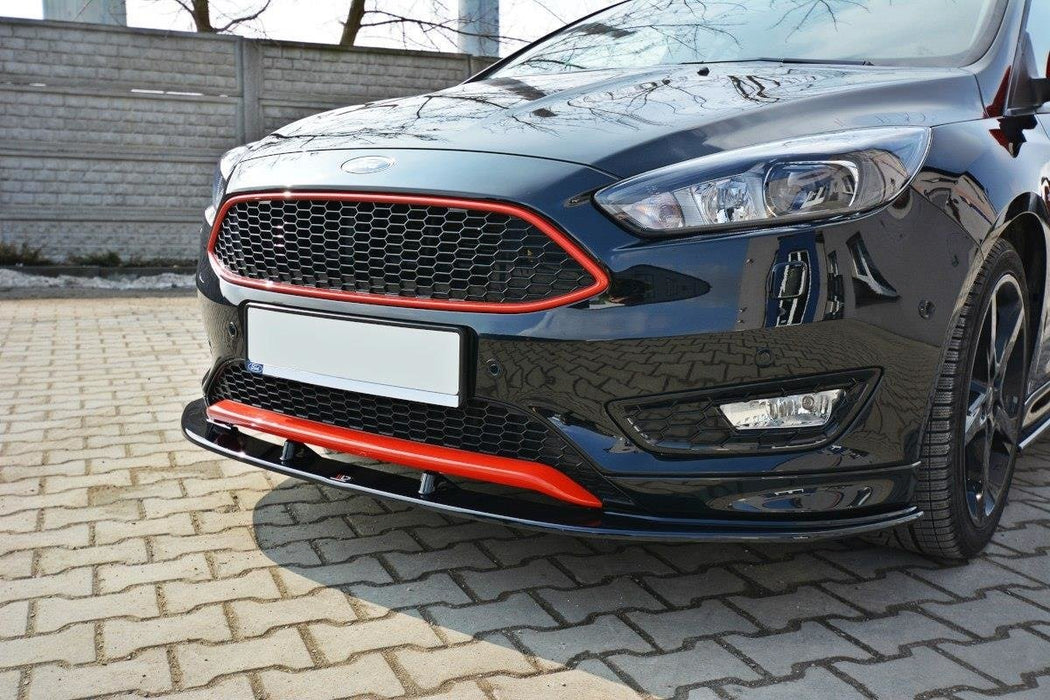 Maxton Design Front Splitter V.1 Ford Focus ST-Line Mk3 FL