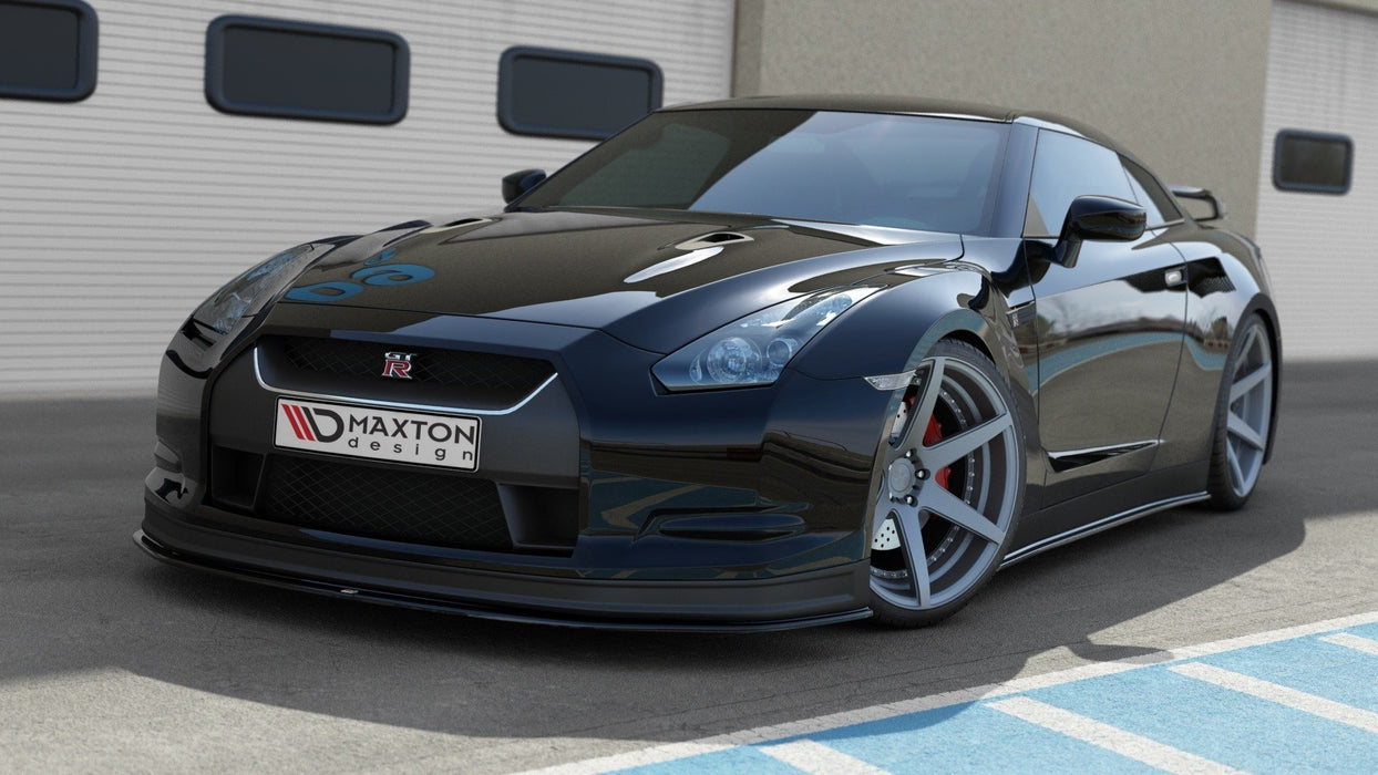 Maxton Design FRONT SPLITTER V.2 NISSAN GT-R PREFACE COUPE (R35-SERIES)