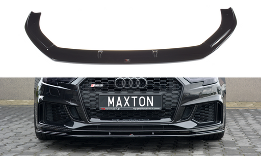 Maxton Design Front Splitter V.1 Audi RS3 8V FL Sportback