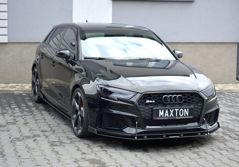 Maxton Design Front Racing Splitter V.1 Audi RS3 8V FL Sportback