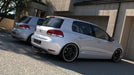 Maxton Design REAR VALANCE VW GOLF VI WITH 2 EXHAUST HOLE