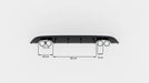 Maxton Design REAR VALANCE VW GOLF VI WITH 2 EXHAUST HOLE