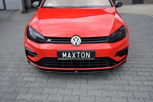 Maxton Design Front Splitter V.5 VW Golf 7 R / R-Line Facelift