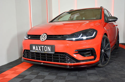 Maxton Design Front Splitter V.6 VW Golf 7 R / R-Line Facelift