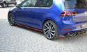 Maxton Design Side Skirts Diffusers V.2 VW Golf 7 R / R-Line Facelift