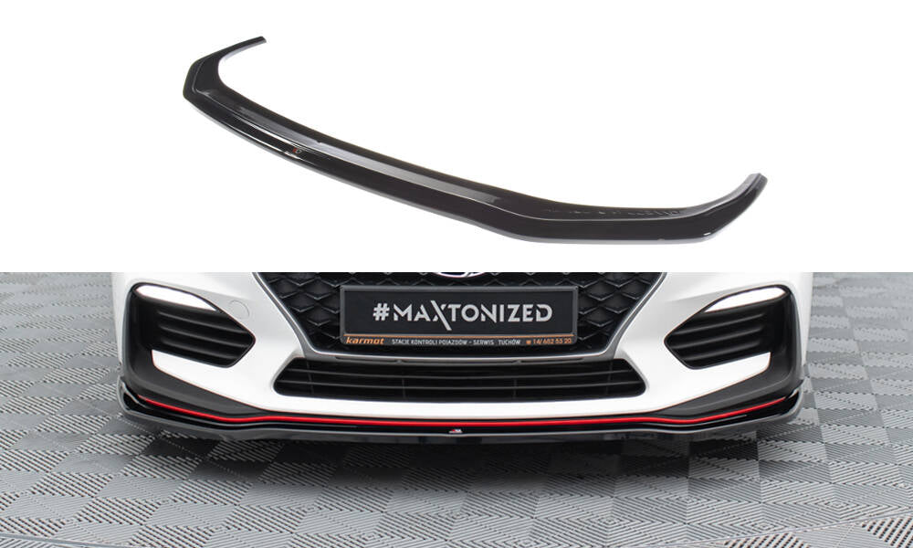 Maxton Design Front Splitter V.2 Hyundai I30 N Mk3 Hatchback / Fastback