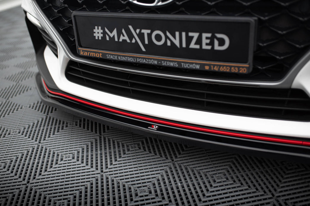 Maxton Design Front Splitter V.2 Hyundai I30 N Mk3 Hatchback / Fastback