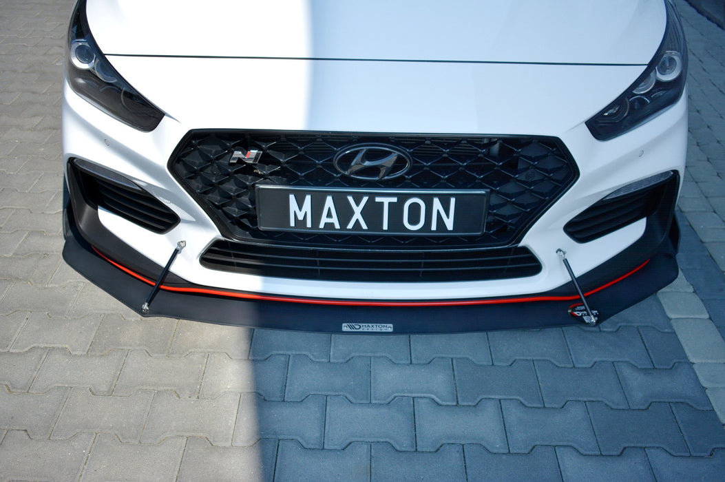 Maxton Design FRONT RACING SPLITTER HYUNDAI I30 Mk3 N