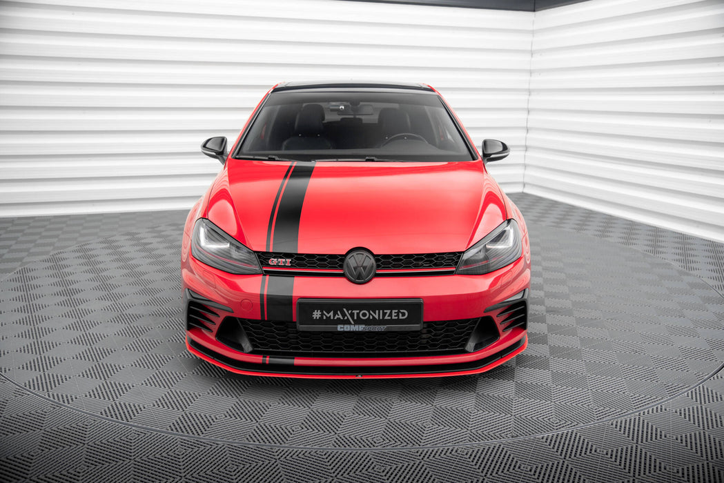 Maxton Design FRONT SPLITTER VW GOLF Mk7 GTI CLUBSPORT