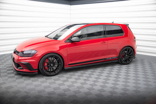 Maxton Design SIDE SKIRTS DIFFUSERS VW GOLF Mk7 GTI CLUBSPORT