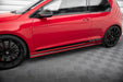 Maxton Design SIDE SKIRTS DIFFUSERS VW GOLF Mk7 GTI CLUBSPORT