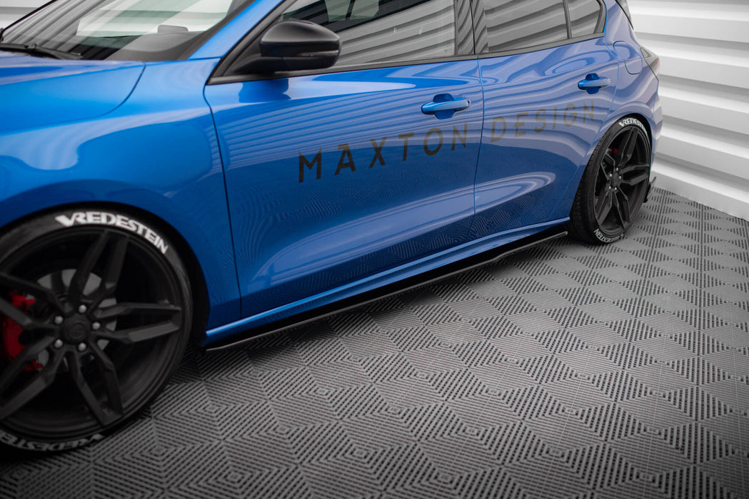 Maxton Design Side Skirts Diffusers V.3 Ford Focus ST / ST-Line Mk4