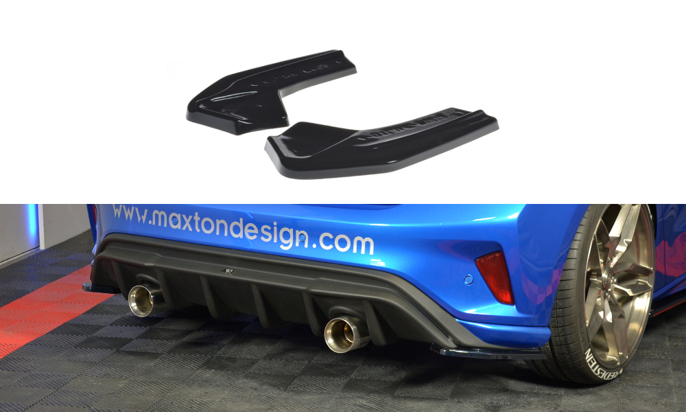 Maxton Design Rear Side Splitters V.2 Ford Focus ST-Line Mk4