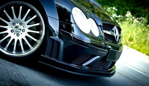 Maxton Design FRONT SPLITTER MERCEDES CLK W209 BLACK (SL BLACK SERIES LOOK)