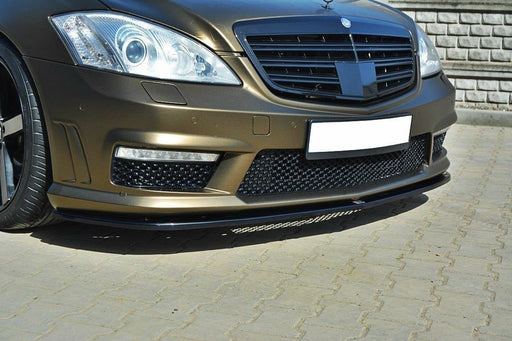 Maxton Design FRONT SPLITTER MERCEDES S-CLASS W221 AMG