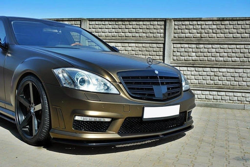 Maxton Design FRONT SPLITTER MERCEDES S-CLASS W221 AMG