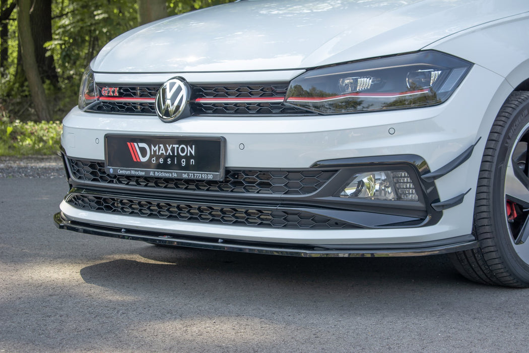 Maxton Design FRONT SPLITTER V.1 VW POLO MK6 GTI