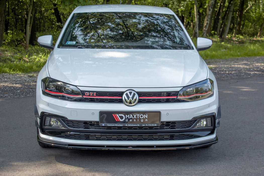 Maxton Design FRONT SPLITTER V.1 VW POLO MK6 GTI