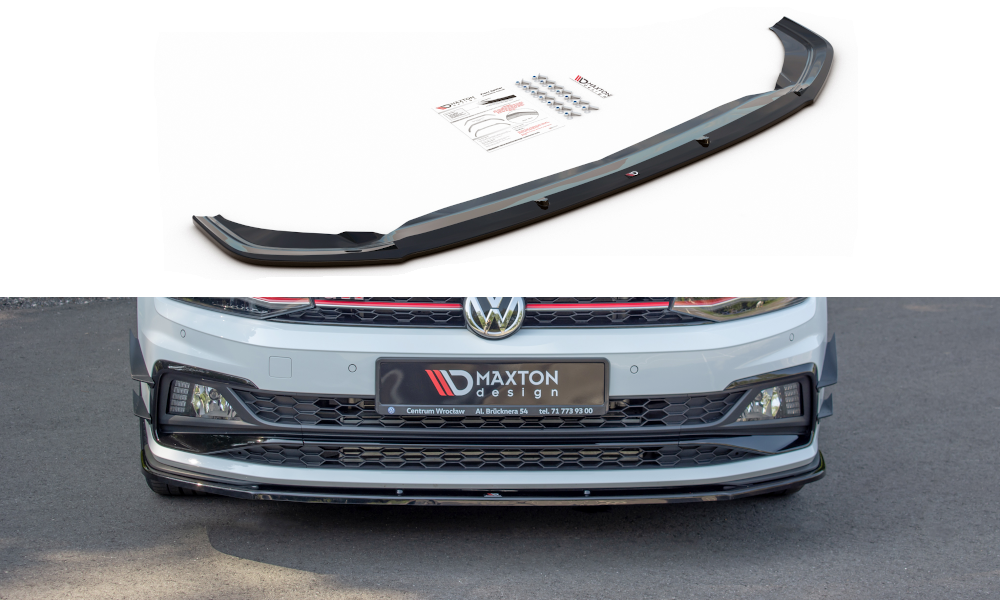 Maxton Design FRONT SPLITTER V.1 VW POLO MK6 GTI