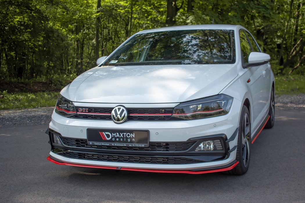 Maxton Design FRONT SPLITTER V.2 VW POLO MK6 GTI