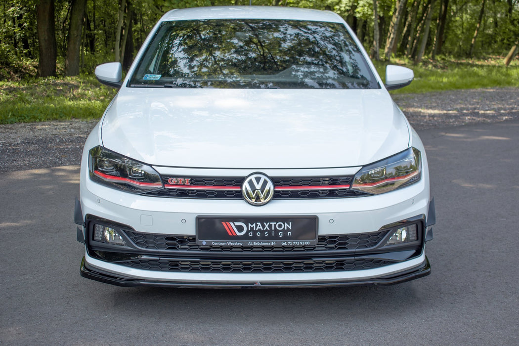 Maxton Design FRONT SPLITTER V.2 VW POLO MK6 GTI