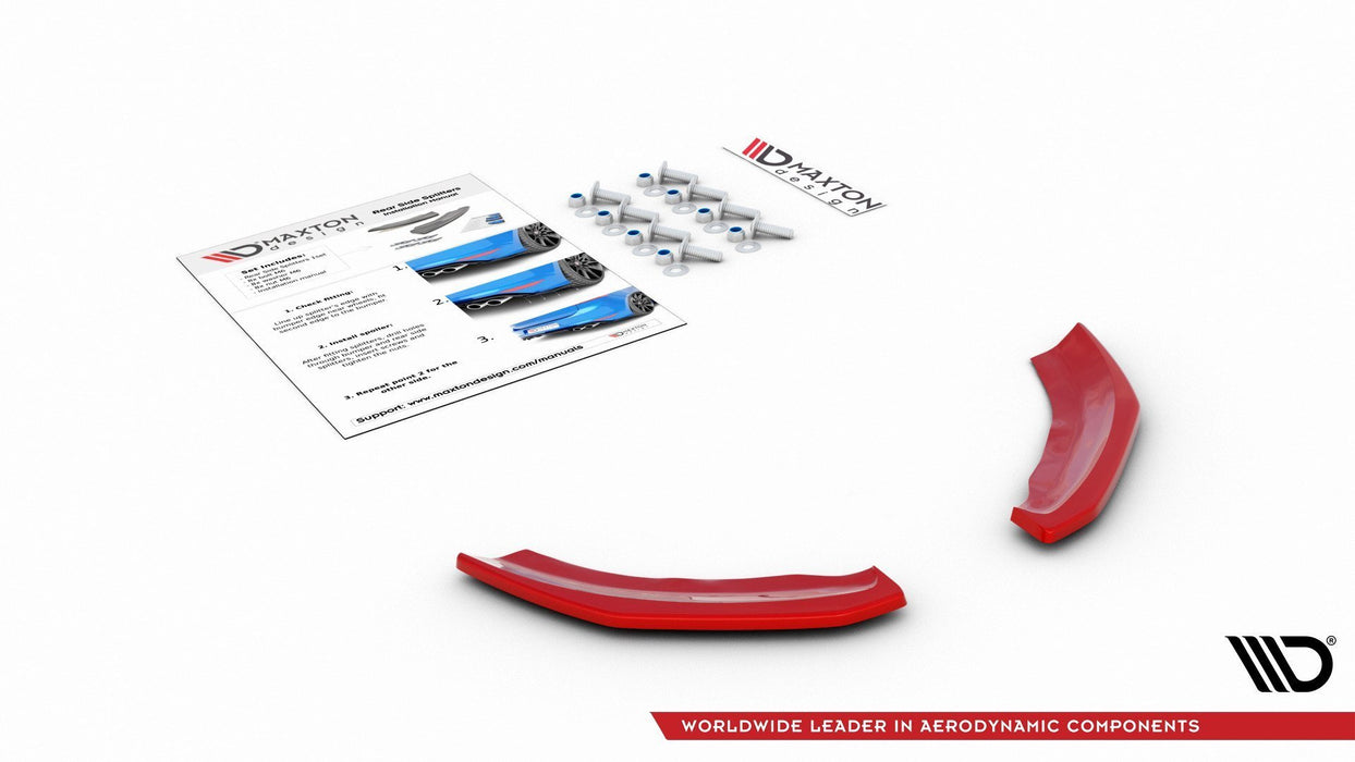 Maxton Design REAR SIDE SPLITTERS VW POLO MK6 GTI