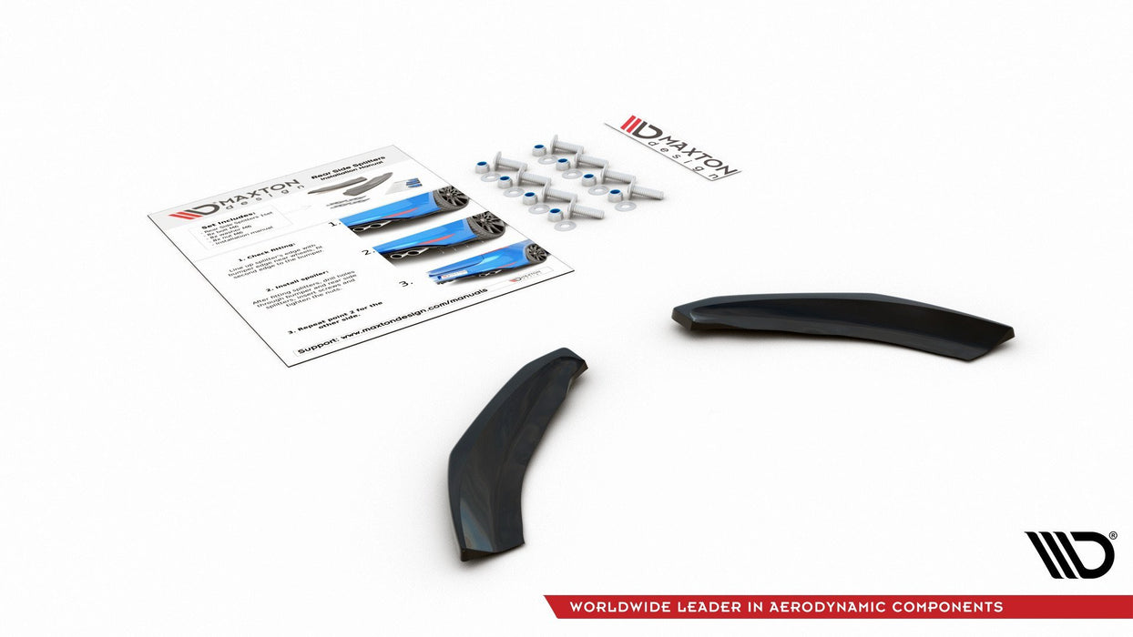 Maxton Design REAR SIDE SPLITTERS VW POLO MK6 GTI