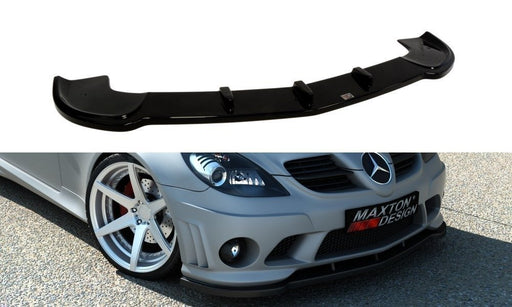 Maxton Design Front Splitter Mercedes SLK R171 (for Me-SLK -r171-AMG204-f1)