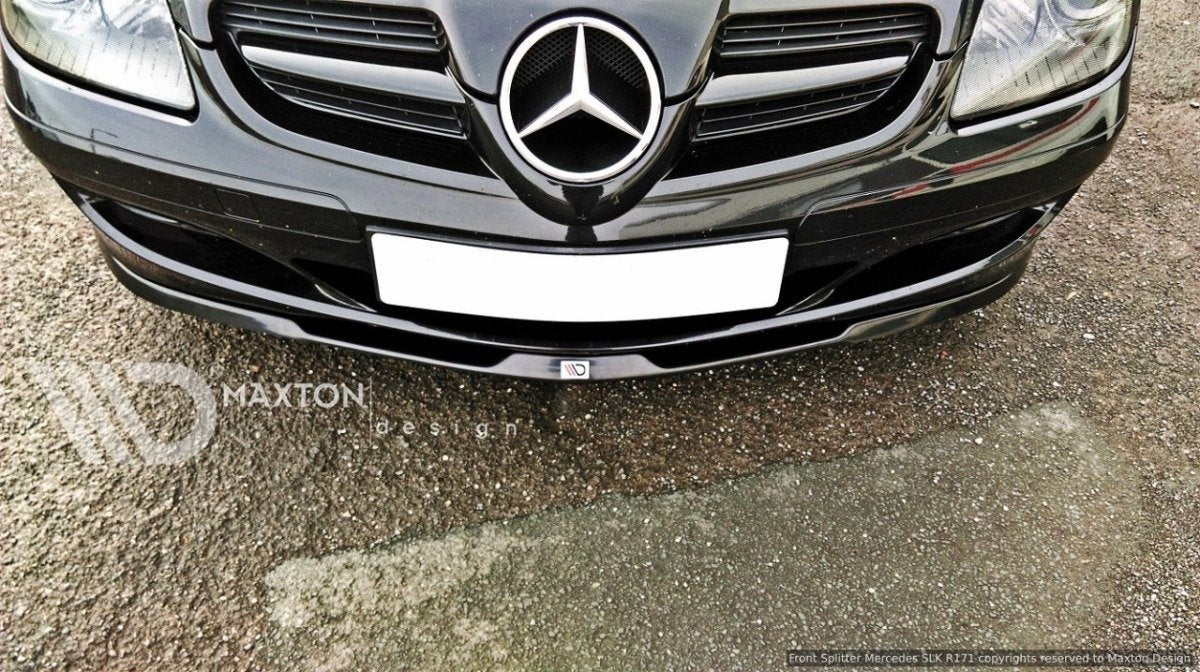 Maxton Design FRONT SPLITTER MERCEDES SLK R171 STANDARD BUMPER