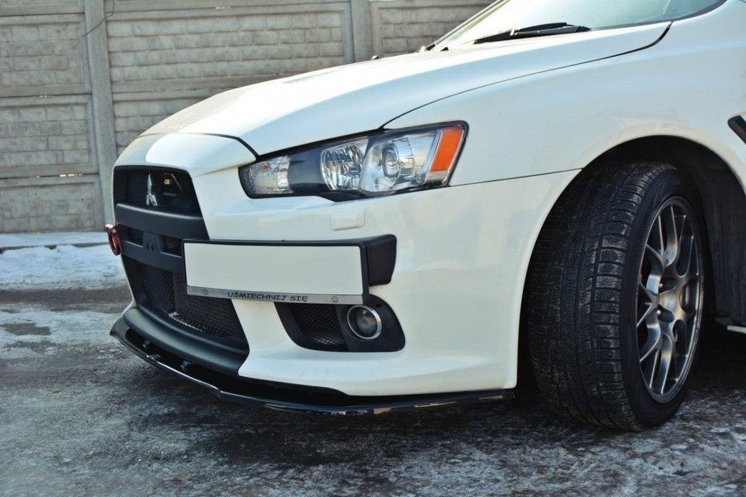 Maxton Design FRONT SPLITTER V.1 Mitsubishi Lancer Evo X