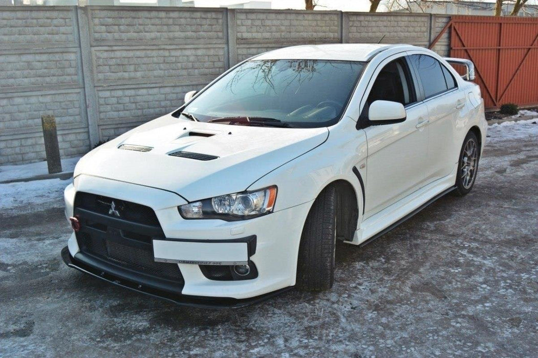 Maxton Design FRONT SPLITTER V.1 Mitsubishi Lancer Evo X