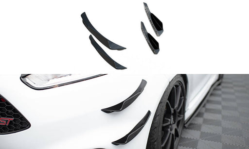 Maxton Design Front Bumper Wings (Canards) Ford Fiesta 7 ST Facelift