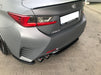 Maxton Design Rear Splitter (WITHOUT VERTICAL BARS) Lexus Rc