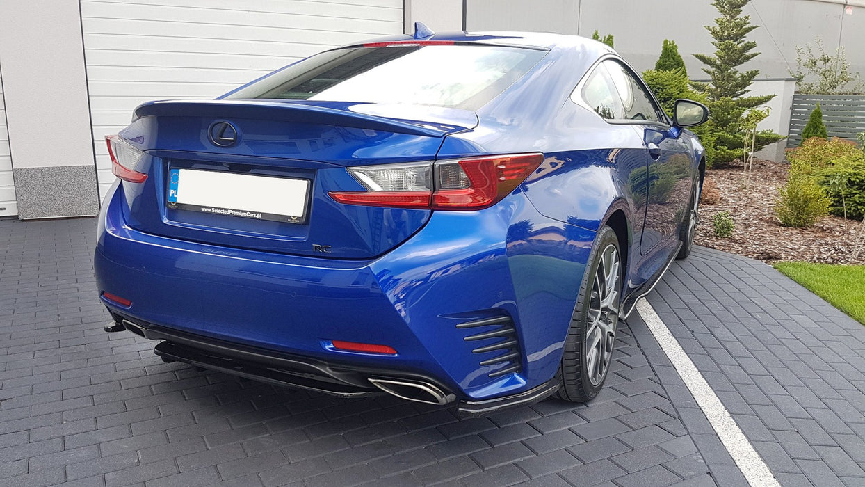 Maxton Design REAR SIDE SPLITTERS Lexus Rc