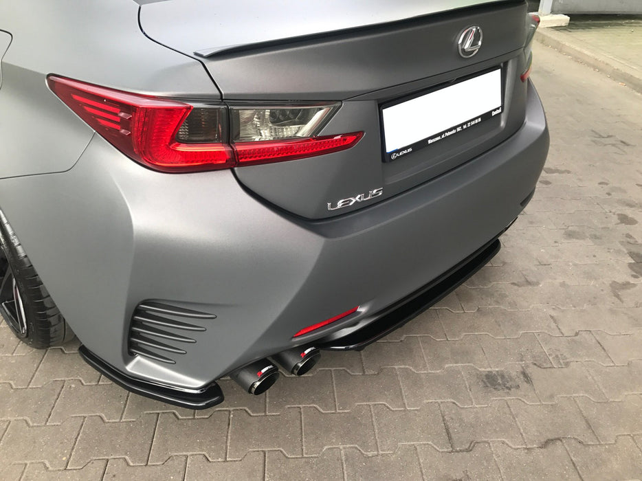 Maxton Design REAR SIDE SPLITTERS Lexus Rc