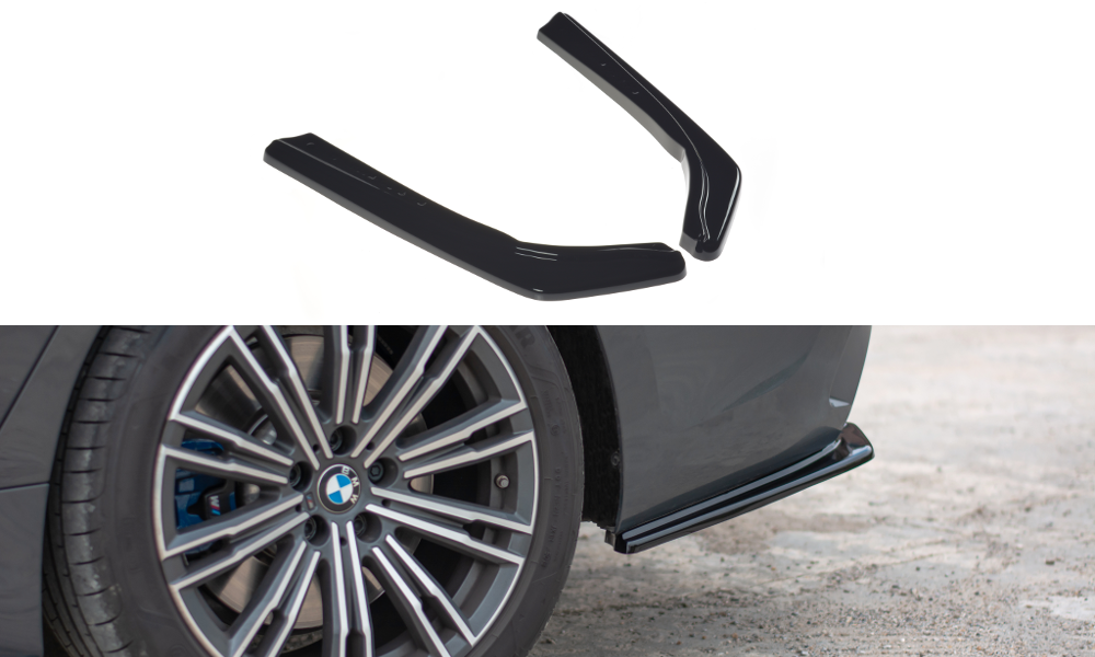 Maxton Design REAR SIDE SPLITTERS for BMW 3 G20 M-pack