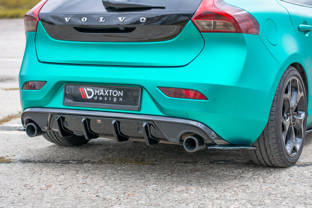 Maxton Design REAR SIDE SPLITTERS Volvo V40 R-design