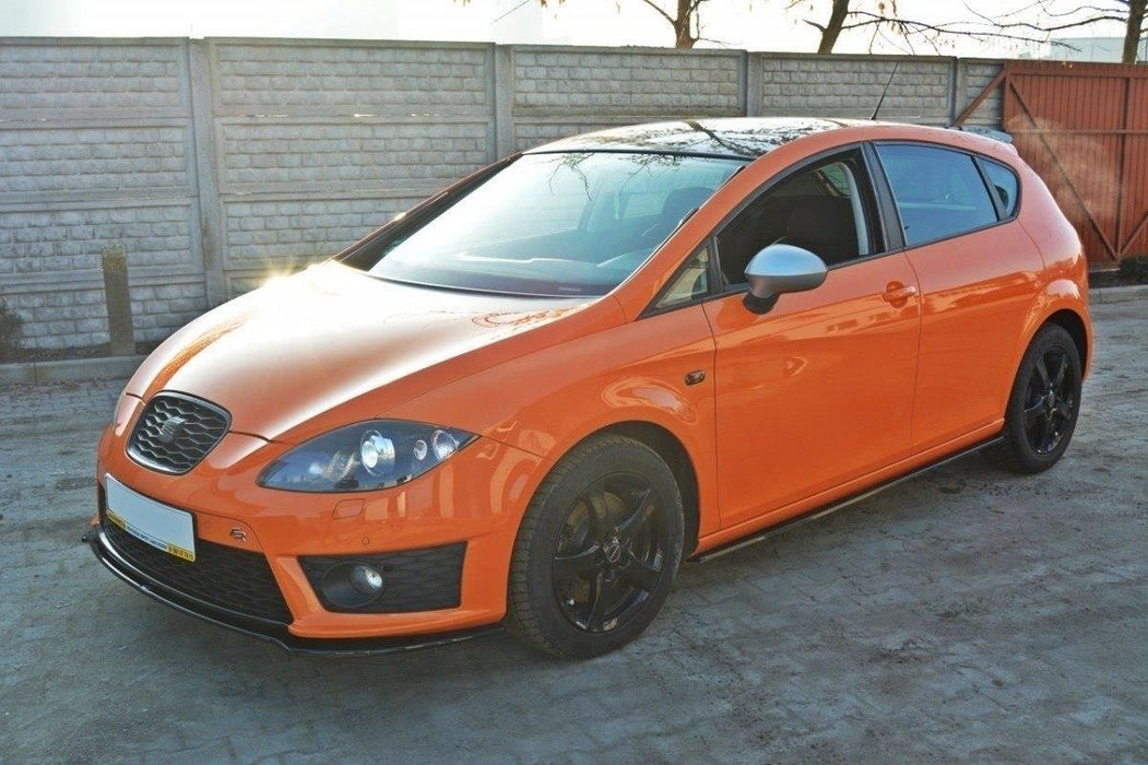 Maxton Design FRONT SPLITTER V.2 SEAT LEON MK2 CUPRA / FR (FACELIFT)