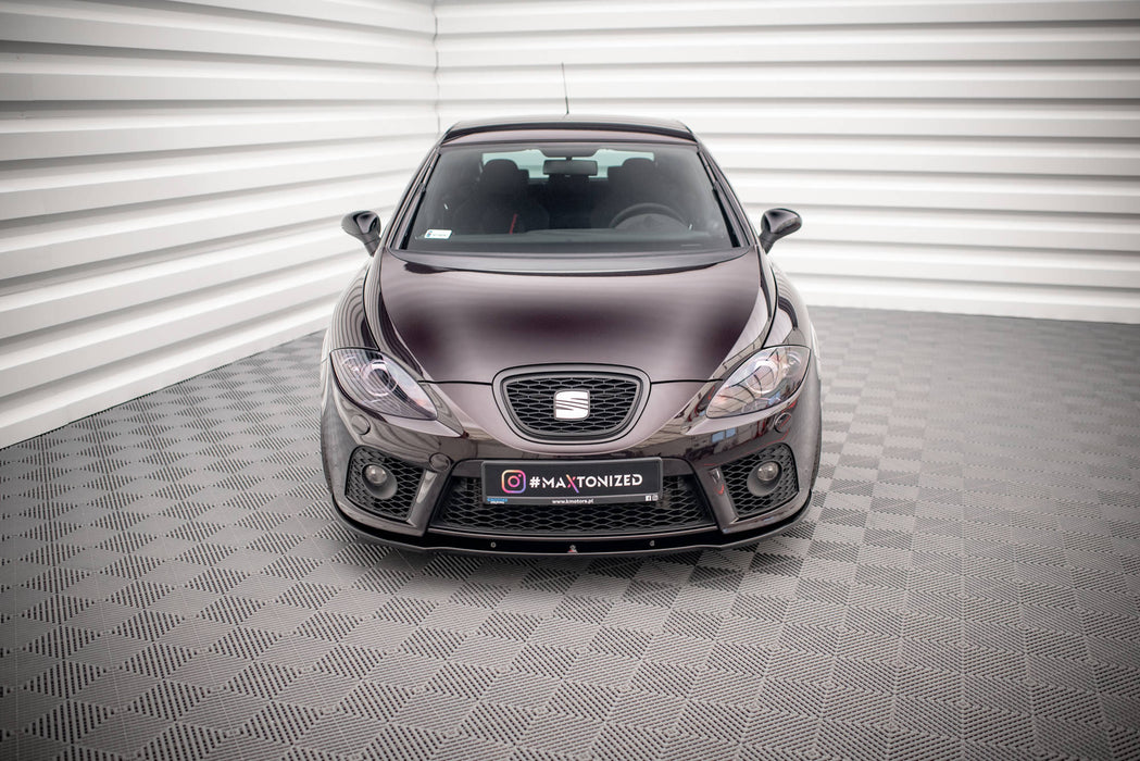 Maxton Design FRONT SPLITTER SEAT LEON MK2 CUPRA FR PREFACE