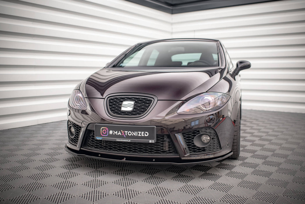 Maxton Design FRONT SPLITTER SEAT LEON MK2 CUPRA FR PREFACE