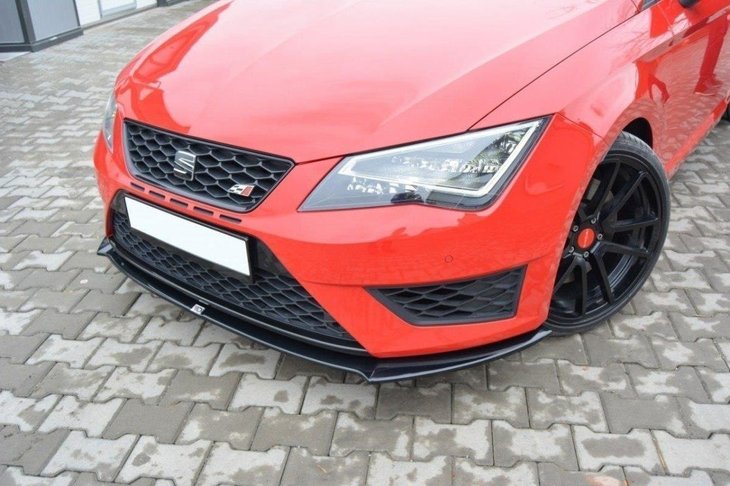 Maxton Design FRONT SPLITTER SEAT LEON III CUPRA / FR