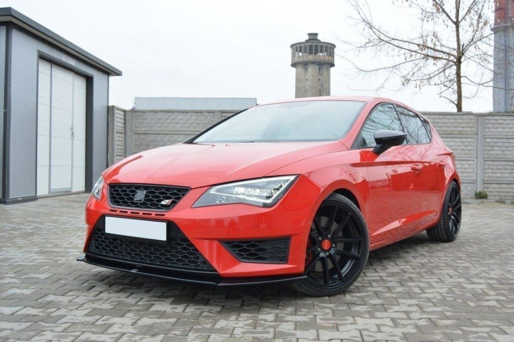 Maxton Design FRONT SPLITTER SEAT LEON III CUPRA / FR