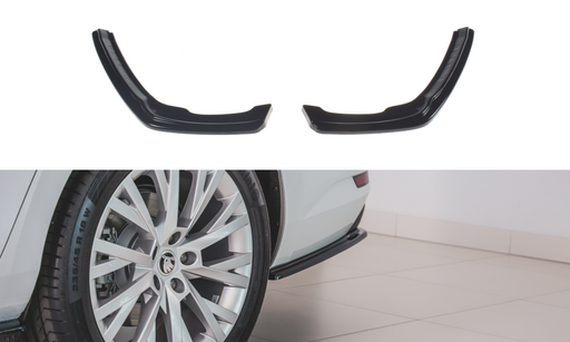 Maxton Design Rear Side Splitters Skoda Superb Mk3 FL Hatchback / Estate