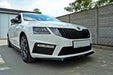 Maxton Design Front Splitter V.2 Skoda Octavia RS Mk3