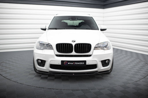 Maxton Design Front Splitter for BMW X50 E70 Facelift M-pack